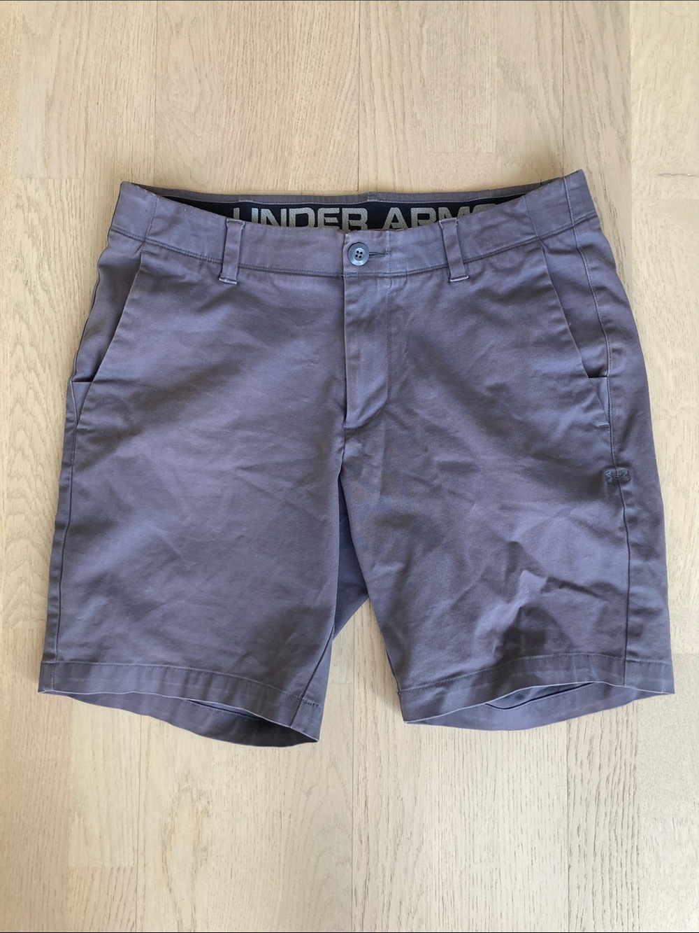 Under Armour Men's Slate Gray Flat Front Shorts